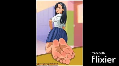 nagatoro footjob|Nagatoro Footjob + Self Worship